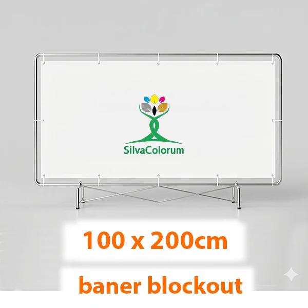 Baner reklamowy BLOCKOUT 2 × 1 m