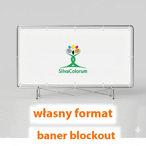 Baner BLOCKOUT w niestandardowym twoim formacie