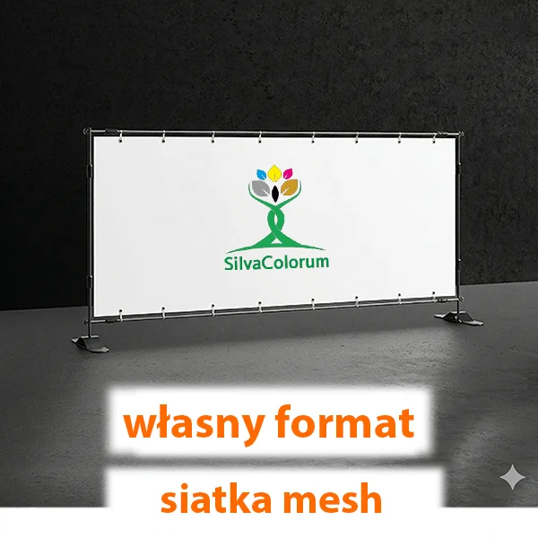 Wudruk na  siatkce mesh, własny format