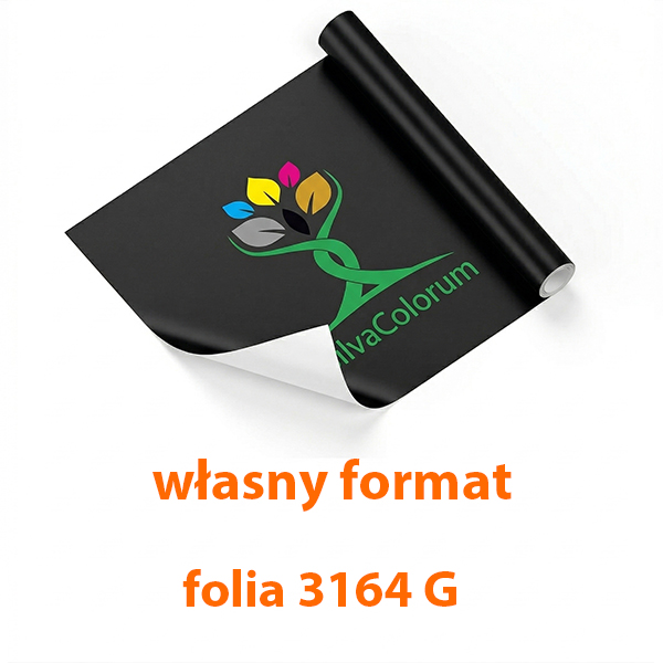 Druk na folii z serii 3164G błysk, w niestandardowym własnym formacie.
